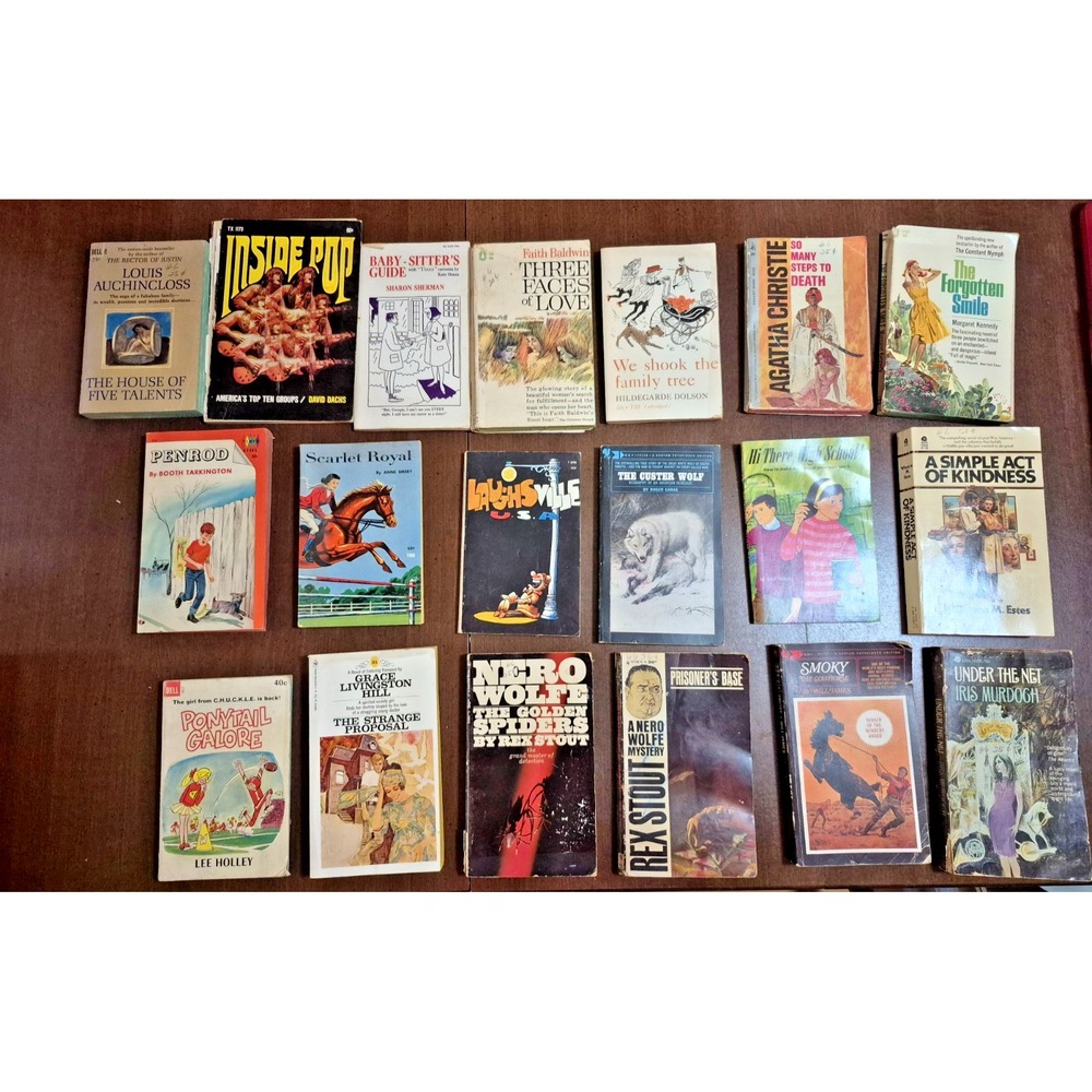 Lot of 19 Older Paperback Books (S2054)